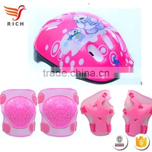 HFX0232 Elbow Pads Knee Pads Wrist Guard and Helmet Kids Sports Safety Protective Gear Set thumbnail-1