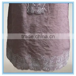 Ladies Latest Fashion Design Blouses And Tops Tie Front Open Embroidery Design thumbnail-4