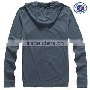 Bulk Plain Wholesale Slim Fit Custom Hoodies for Men thumbnail-3