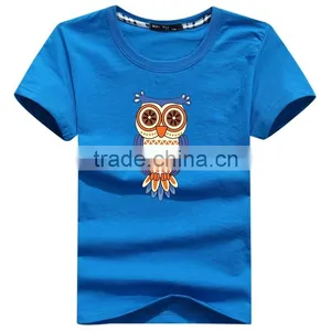 2015 High Qaulity Cute Owl Pattern Boys T-Shirt Wholesale thumbnail-3