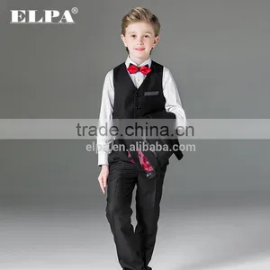 ELPA Designer 3 Piece Children Suits Black Wholesale Kids Suits for Boys thumbnail-4