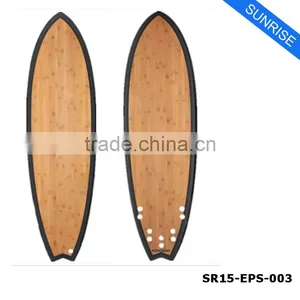 Epoxy Board Short Surfboard OEM Wholesale Bamboo Surfboard thumbnail-1