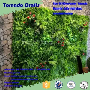 Tornado Crafts Wholesale Home Decor Plastic Vertical Green Wall System Customized Different Types of Green Wall thumbnail-3