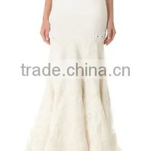 2016 Newest Skirt Elegant Lace Fishtail Ladies Maxi Skirt OEM thumbnail-1