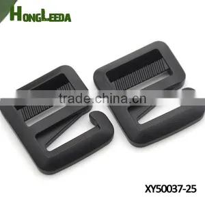 25mm 1inch Black POM Plastic Slider Rectangle Buckle Adjustable Buckle Bag Luggage Backpack Webbing Straps XY50037-25 thumbnail-3