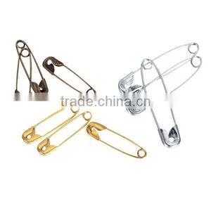 Decorative Silver Locking Safety Pins for Clothes thumbnail-3