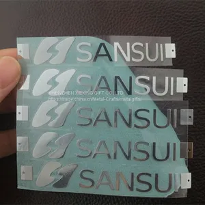 Custom 3d Letters Nickel Metal Electroform Adhesive Stickers thumbnail-5