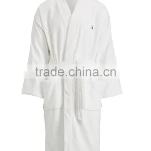 100% Cotton Hotel Luxury Terry Cloth Towel Bathrobe Spa thumbnail-6