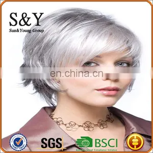 New Europe Style Sythetic Wig Human Hair Shorts Wig thumbnail-2