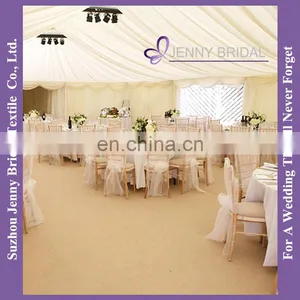 C421A Organza Luxury Throne Garden Chair Covers for Weddings thumbnail-2