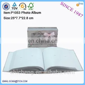 Fancy Colorful Wholesale Family Photo Album,wedding Photo Album With Photo Frame Box thumbnail-3
