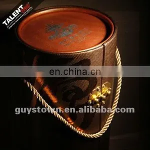 Custom Cylinder Clear PVC Gift Box With Bowknot thumbnail-5