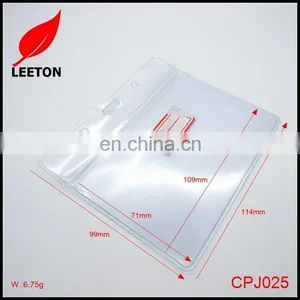 Factory Supply Good Quality Clear PVC Name Badge Holder thumbnail-1