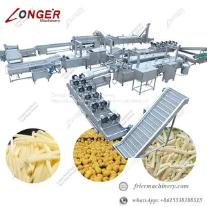 1000 Kg/h Automatic Frozen French Fries Production Line Supplier In China thumbnail-3