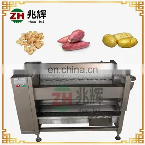 Cheap Price Carrot Vegetable Potato Peeler Turnip Ginger Brush Washing and Peeling Machine thumbnail-4