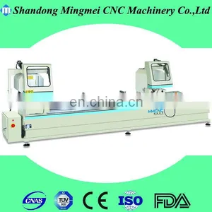 Aluminium and UPVC Profiles Semi-Automatic Double Head Cutting Saw Machine thumbnail-3