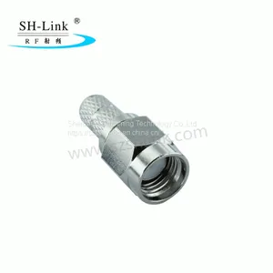 SMA Male Crimp Solder Connector for RG58 LMR-195 RG142 Cable thumbnail-1