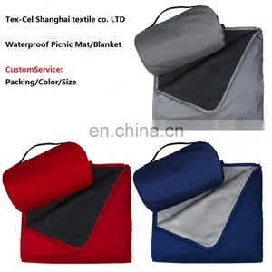 Custom Fleece Outdoors Camp Washable Foldable Waterproof Picnic Mat in Packett thumbnail-5