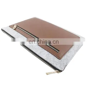 Customized Simple Design Felt Conference Tote Bag Ultrabook Laptop Bag thumbnail-7