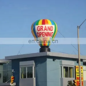 Cheap Hot Air Balloon Shape Outdoor Inflatable Ground Balloon With Removable Advertising Banner thumbnail-5