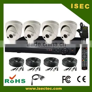 4CH 960P CVR 1.3MP/720P Small Weatherproof IR 20M HD CVI Camera Kit thumbnail-1