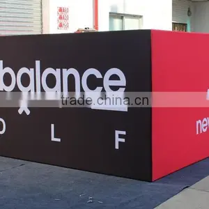 Circle /Rectangular Advertising Promotion Customize Design Fabric Display Banner Hanger ,Haning Sign Banner For Sale thumbnail-2