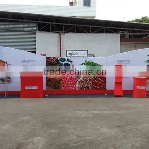 Jiangmen Fashion Style 8ft & 10ft Exhibition Pop up Stand, Fabric Pop up thumbnail-1