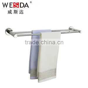 Wesda Bathroom Ware Bathroom Copper Double Towel Bars 304-A12 thumbnail-2