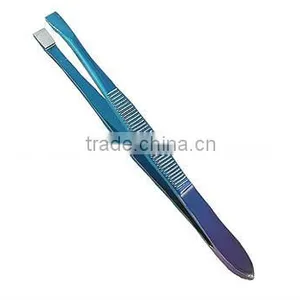 Fine Eyebrow Tweezer, Hair Removal Tweezer, Slanted Tweezer thumbnail-1