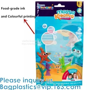 Mylar Plastic Edible, Foil Bag Child Toy Pouch, High Barrier Reclosable Stand Up Zipper Poly Toy Bag thumbnail-1