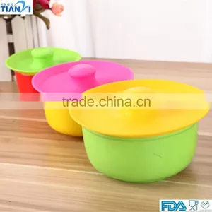 3PCS Food Grade Silicone Bowl Cover Fresh Cover For Fruit Bowl Silicone Bowl Cover/Bowl Lid thumbnail-1