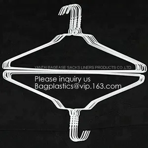 Laundry Hanger, Trouser Guard, Shoulder Guard, Cheap Laundry Wire Clothes Shirt Hanger Low Price Bulk Wholesale Galvanized Wire Laundry Hanger thumbnail-2