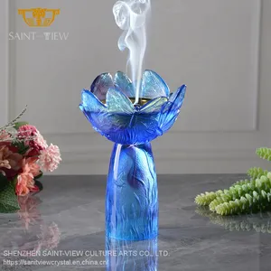 SAINT-VIEW 2022 New Collection Crystal Vase Manufactures Ramadan Mubkhar Backoor Gift Set Coffee Tray Gift Souvenir Shop Wholesale thumbnail-4