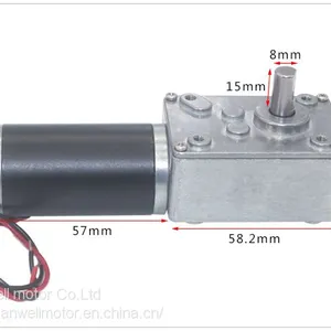 Stainless Steel Concentric Speed Worm Gear Reducer Gearbox dc Motor Big Torque for Machine thumbnail-5