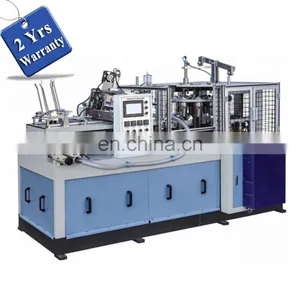 PS12S Double Layer Ripple Wave Wall Paper Glass Cup Making Forming Machine With Automatic Lubrication System thumbnail-1