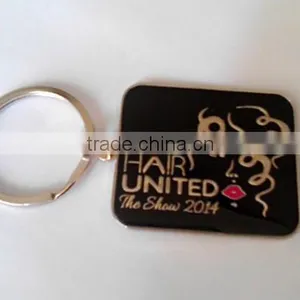 Cheap Dye Black Metal Key Chain thumbnail-1