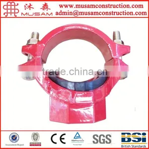 FM UL Approved Ductile Iron Grooved Pipe Fittings and Mechanical Coupling Joint thumbnail-3