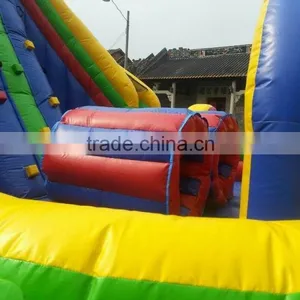 2015 Gaint PVC Trapualin Inflatable Water Slides ,inflatable Land Slider for Sale thumbnail-5