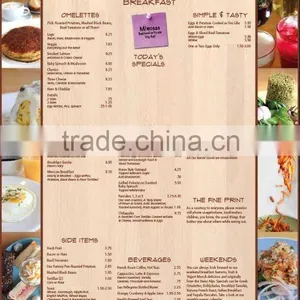 Paper Restaurant Digital Menu Covers Printing thumbnail-1