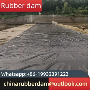Whole Slope Inflatable Flood Control Dam Spot Mobile Irrigation Rubber Rolling Dam thumbnail-2