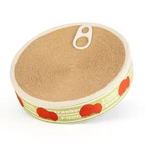MEOW LOVE Canned Sisal Cat Claw Board Cat Nest Grinding Claw Four Seasons General Oversized Toy Canned thumbnail-1