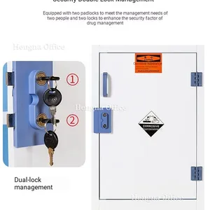 Corrosive Liquid Cabinet / Polypropylene Safety Cabinet HN-PP900: All-Plastic Non-metallic Build With Dual Security Locks thumbnail-3