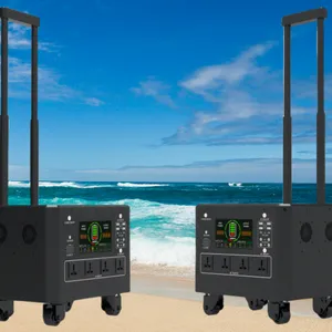 Zalip 3000w Super Fast-charging Portable Outdoor Power Station With Lithium Iron Phosphate Battery, Suitcase-style Mobile Power Supply With Wheels, Mobile Power for Outdoor Live Streaming thumbnail-3