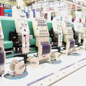 CBL High Speed Mluti-Heads Coiling/cording Mixed Flat Computerized Embroidery Machine thumbnail-3