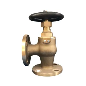 China Factory JIS 5K F7354 Marine Angle Valve Cast Iron FC200 Flange Manual Electric Manual Marine Valves for Water Oil Gas thumbnail-2