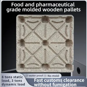 Export-Grade Molded Wood Pallet (Fumigation-Free) — ISPM 15 Certified — 4-Way Entry thumbnail-4