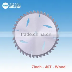 7''-40T(Inner Diameter 20mm) TCT Circular Saw Blade for Wood/Wood Cutter thumbnail-1