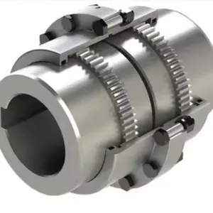 Acoplador de eixo de disco de tambor de aço inoxidável de alta torção e rigidez torsional com espaçador elástico para guindaste thumbnail-3