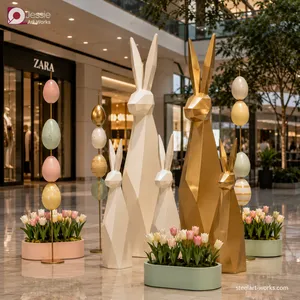 Elegant Easter Decorations for High-End Shopping Malls thumbnail-1