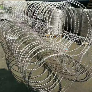 Metal Barbed Wire for Farm Fencing, 12.5 Gauge Galvanized, Deer Proof, 5-Inch Barb Spacing, 1000ft per Roll thumbnail-1